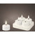 LED Kerze Lumineo 485346 Weiß Aufladbar Innen (4 Stück)