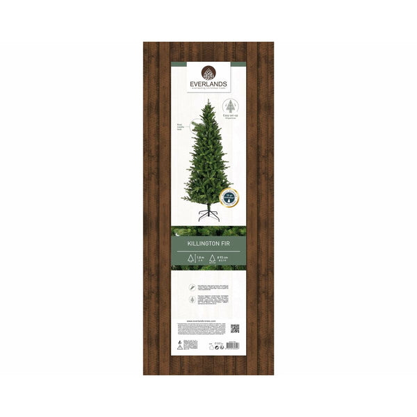 Weihnachtsbaum Everlands Killington grün PVC Metall polystyrol Tanne Ø 93 x 180 cm
