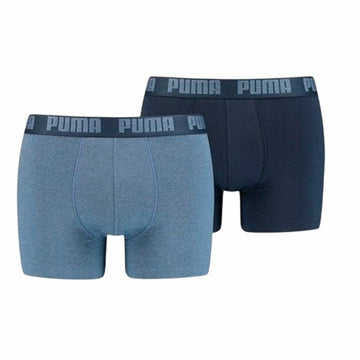 Packung Unterhosen Puma Basic Blau Boxer 2 Stücke