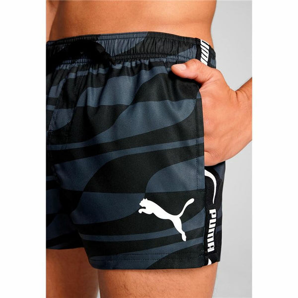 Herren Badehose Puma Formstrip 1P Schwarz