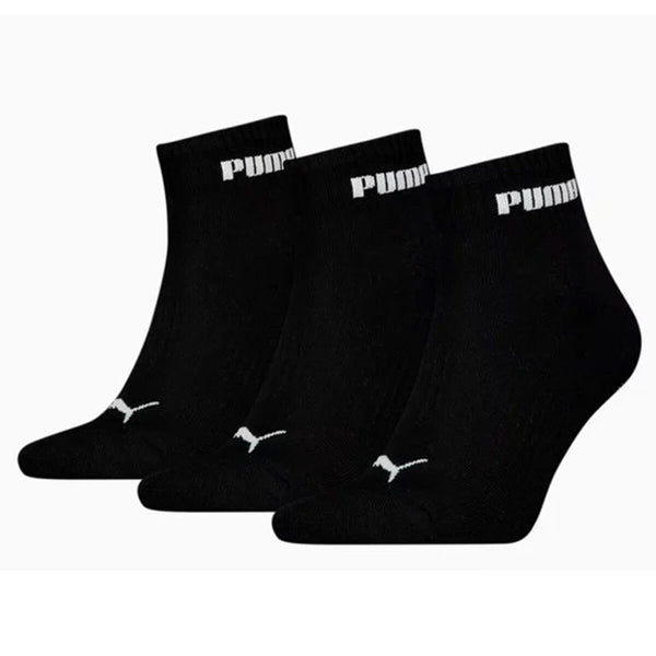 Sportsocken Puma CUSHIONED NEXT QUARTER 701225904 002 Schwarz 3 Paar