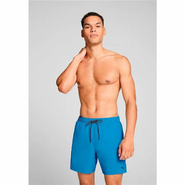 Herren Badehose Puma Medium Length1P Speed Blau