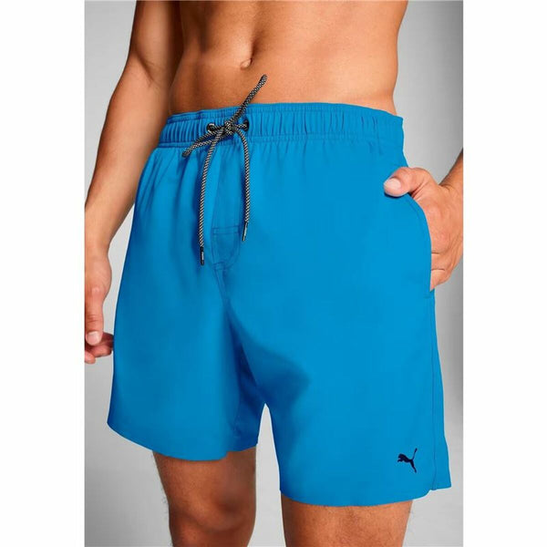 Herren Badehose Puma Medium Length1P Speed Blau