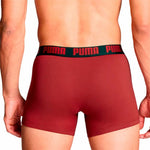 Herren-Boxershorts Puma burgundy  Rot