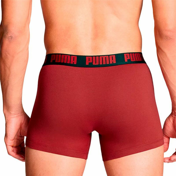 Herren-Boxershorts Puma burgundy  Rot
