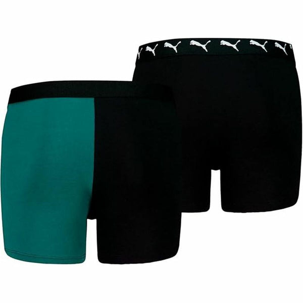 Herren-Boxershorts Puma Schwarz grün