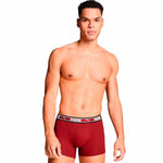 Herren-Boxershorts Puma Schwarz Rot