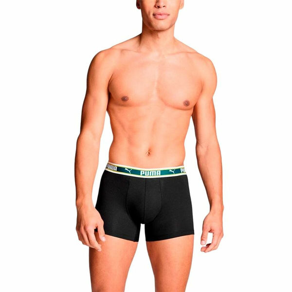 Herren-Boxershorts Puma grün
