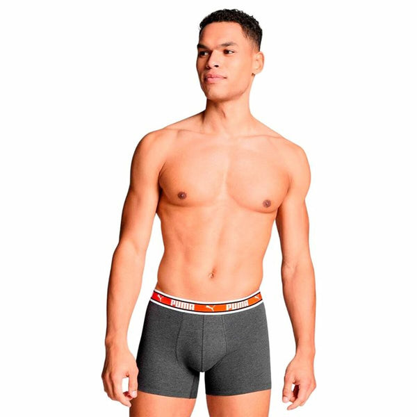 Herren-Boxershorts Puma Schwarz