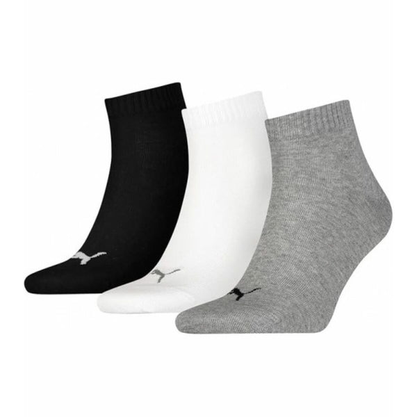 Sportsocken Puma QUARTER PLAIN 3P 701230337 882 Grau 3 Paar