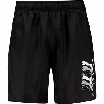 Herren Badehose Puma Puma Swim Cats Mid Schwarz