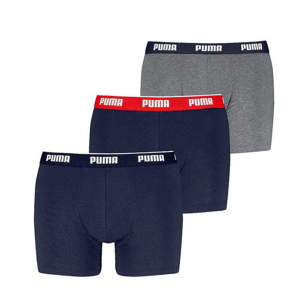 Herren-Boxershorts Puma 701234187 005 Grau 3 Stück