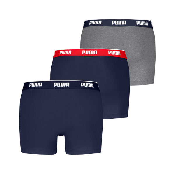 Herren-Boxershorts Puma 701234187 005 Grau 3 Stück