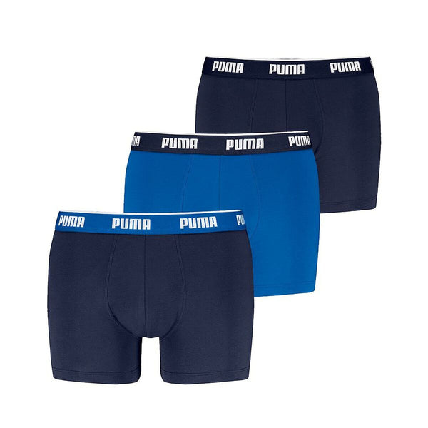 Herren-Boxershorts Puma 701234187 004 Blau 3 Stück