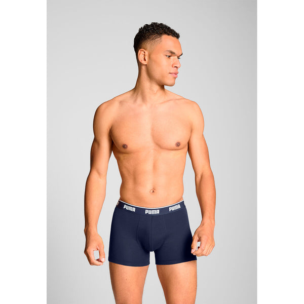 Herren-Boxershorts Puma 701234187 004 Blau 3 Stück