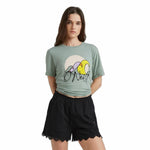 Damen Kurzarm-T-Shirt O'Neill Luano Graphic Hellgrau