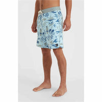 Herren Badehose O'Neill Hyperfreak Mysto Scallop 19'' Blau