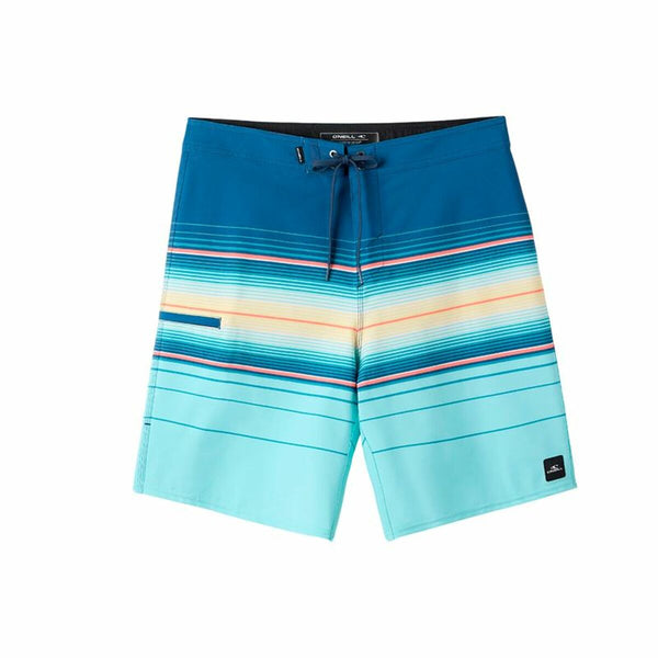 Herren Badehose O'Neill Hyperfreak Heat Stripe 21" Blau