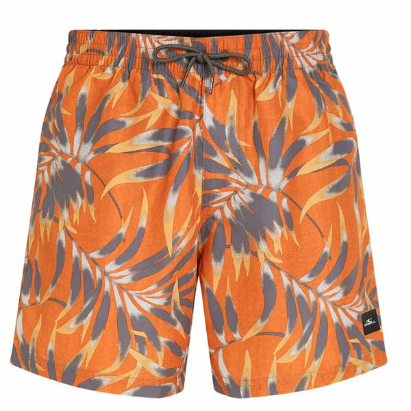 Herren Badehose O'Neill Cali Floral 16'' Orange