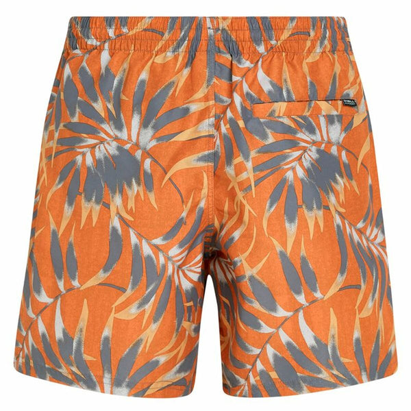 Herren Badehose O'Neill Cali Floral 16'' Orange