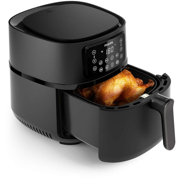 Heißluftfritteuse Philips HD9285/93 Schwarz Silberfarben 2000 W 1,4 Kg 7,2 L