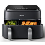Heißluftfritteuse Philips NA351/00 Schwarz Silberfarben 2750 W 9 L