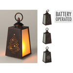 LED-Laterne Lifetime 10 x 19 cm Flammeneffekt