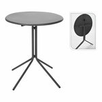 Table Klapptisch Ambiance x99001600 Dunkelgrau Ø 58 x 70 cm