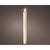 LED Kerze Lumineo Beige Ø 2,2 x 24,5 cm (AAA)