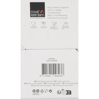 Champagnerglas Inde Carre optics 6 Stücke