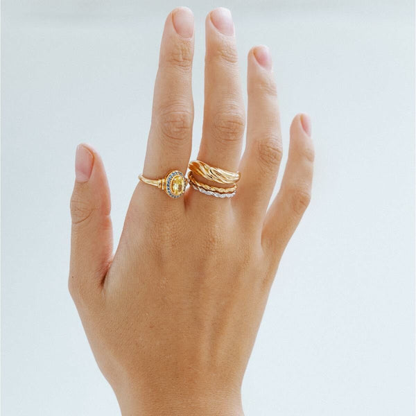 Damenring 24KAE 124138Y/54 Gold 14