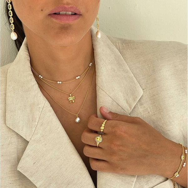 Damenhalskette 24KAE