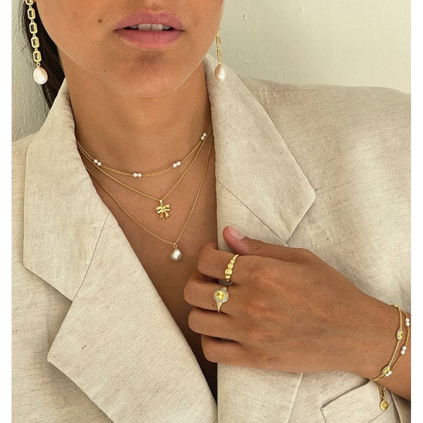 Damenhalskette 24KAE