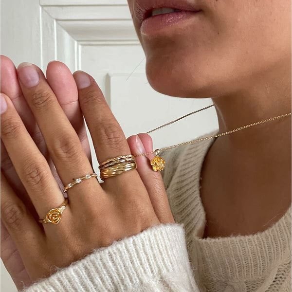 Damenhalskette 24KAE