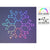 Weihnachtsschmuck Lifetime RGB Schneeflocken 50 x 43 cm LED RGB