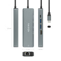 Hub USB Aisens ASUC-5P011-GR Grau