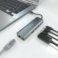 Hub USB Aisens ASUC-5P011-GR Grau
