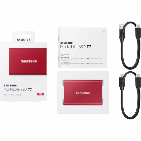 Externe Festplatte Samsung Portable SSD T7 2 TB SSD