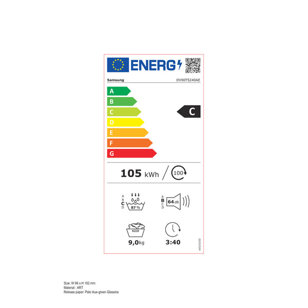 Trockner Samsung DV90T5240AE 9 kg