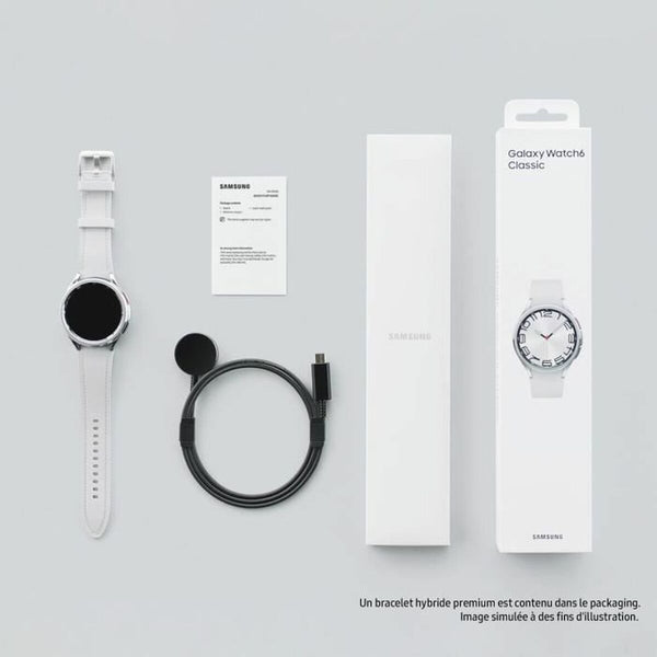 Smartwatch Samsung Galaxy Watch6 Classic R965 Bunt Silberfarben