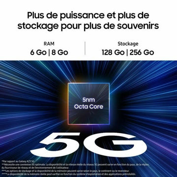 Smartphone Samsung SM-A256BZKHEUB Exynos 1280 Schwarz/Blau