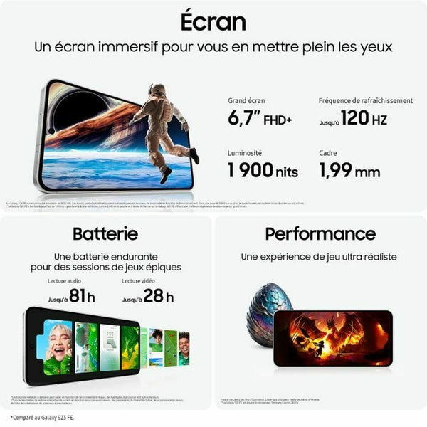 Smartphone Samsung Galaxy S24 FE 5G 6,7" 8 GB RAM 128 GB grün