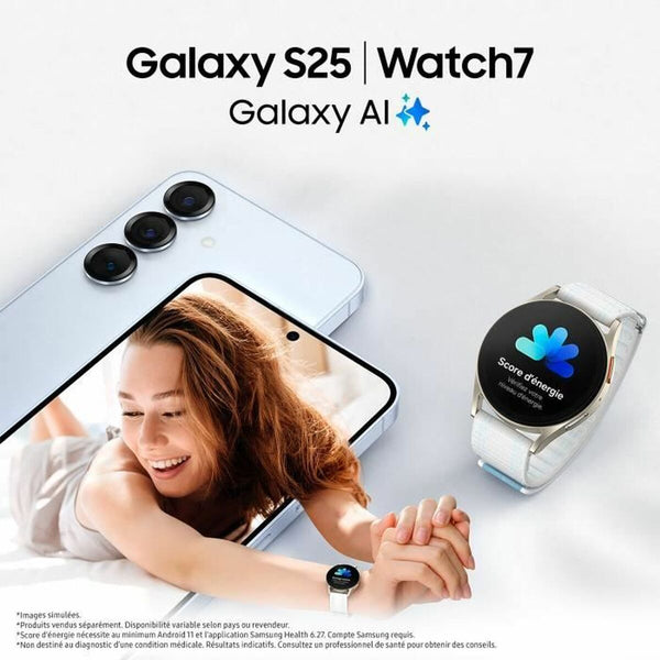 Smartphone Samsung Galaxy S25 AI 6,2" Qualcomm Snapdragon 8 Elite 12 GB RAM 128 GB Blau