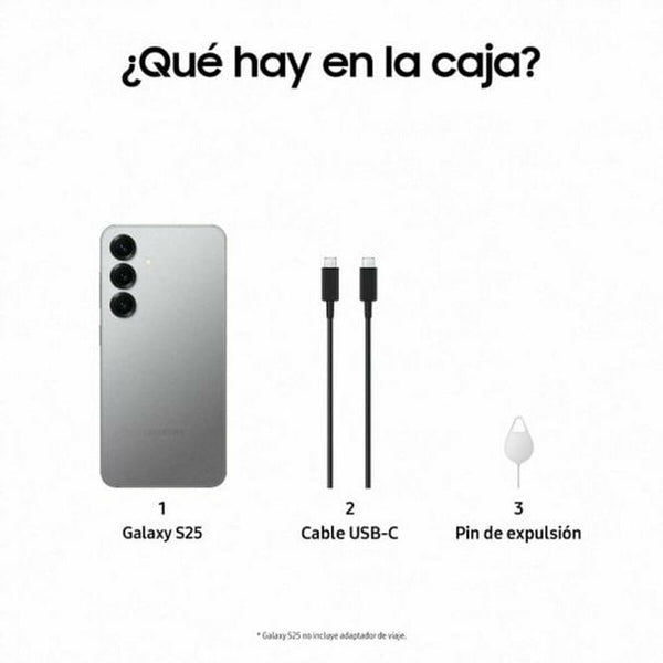 Smartphone Samsung SM-S931BZSGEUB 6,2" Qualcomm Snapdragon 8 Elite 12 GB RAM 256 GB Grau Silberfarben