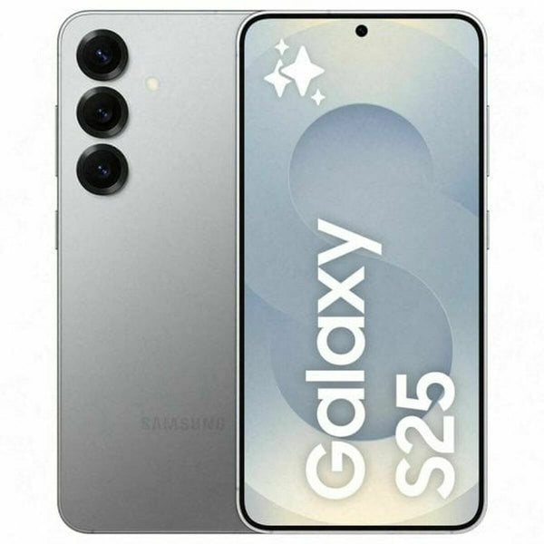 Smartphone Samsung Galaxy S25 AI 6,2" Qualcomm Snapdragon 8 Elite 12 GB RAM 128 GB Grau Silberfarben