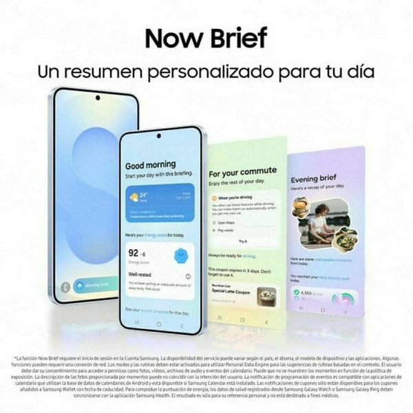 Smartphone Samsung Galaxy S25 AI 6,2" Qualcomm Snapdragon 8 Elite 12 GB RAM 128 GB Grau Silberfarben