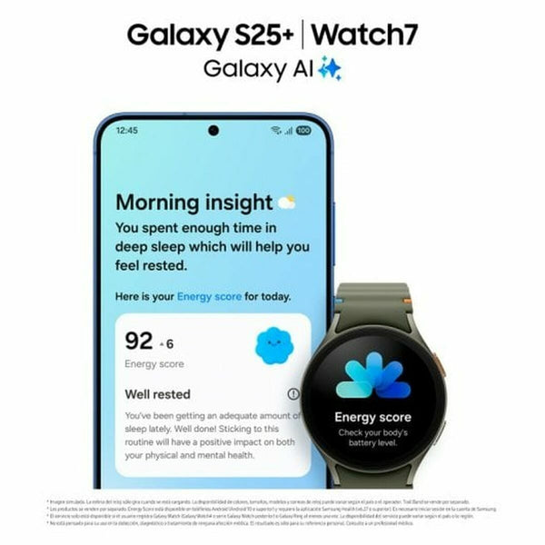 Smartphone Samsung Galaxy S25 Plus AI 6,7" Qualcomm Snapdragon 8 Elite 12 GB RAM 512 GB Blau