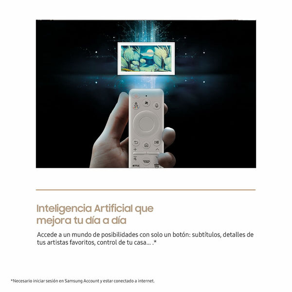 Smart TV Samsung TQ50LS03FAUXXC 50" 4K Ultra HD LED HDR QLED