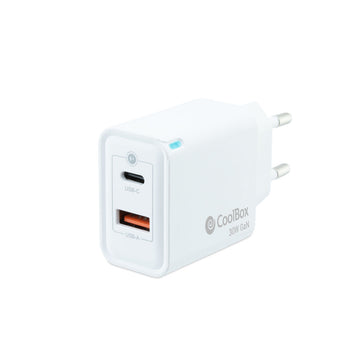 Wandladegerät CoolBox COO-CUP-30CA Weiß 20 W