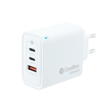 Wandladegerät CoolBox COO-CUP-65CCA Weiß 65 W